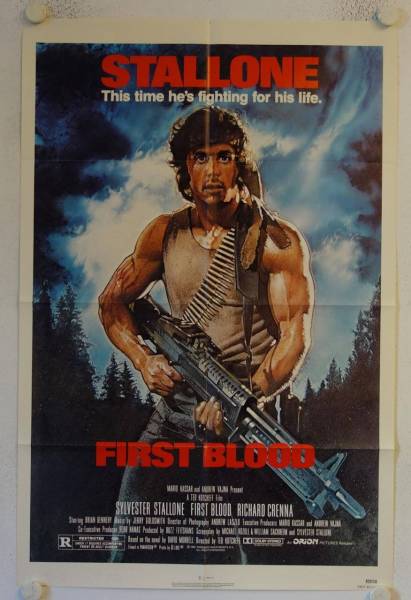 First Blood original release US Onesheet movie poster